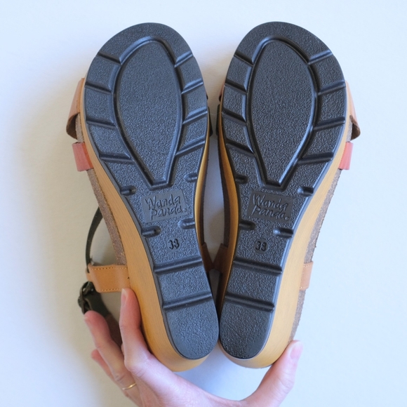 Wanda Panda Genuine Leather Sandals, Size 38 *Made in Spain - Picture 8 of 9